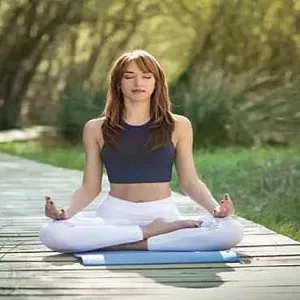 Meditation zone at Indiabulls Estate and Club