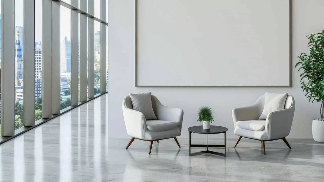 Luxury apartment interior at Indiabulls Estate and Club, Sector 104 Gurgaon